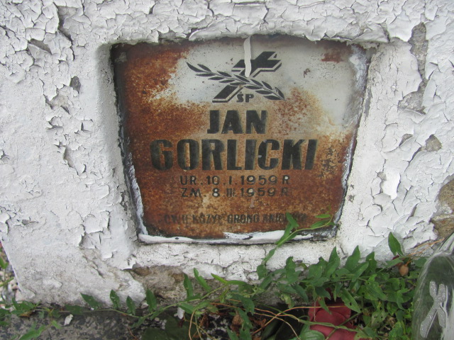 Jan Gorlicki 1959 Pieszyce - Grobonet - Wyszukiwarka osób pochowanych