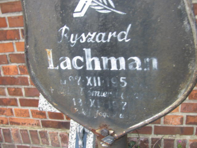 Ryszard Lachman 1950 Pieszyce - Grobonet - Wyszukiwarka osób pochowanych