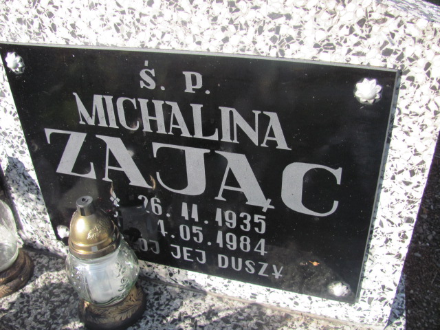Michalina Zając 1935 Pieszyce - Grobonet - Wyszukiwarka osób pochowanych