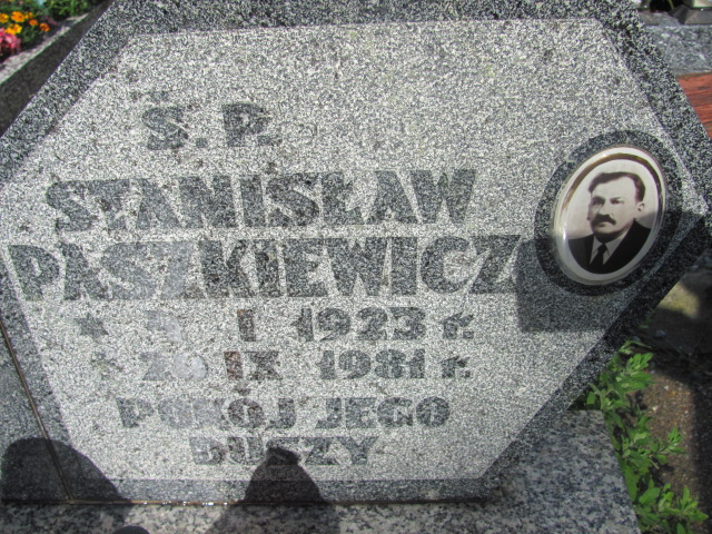 Stanisław Paszkiewicz 1923 Pieszyce - Grobonet - Wyszukiwarka osób pochowanych