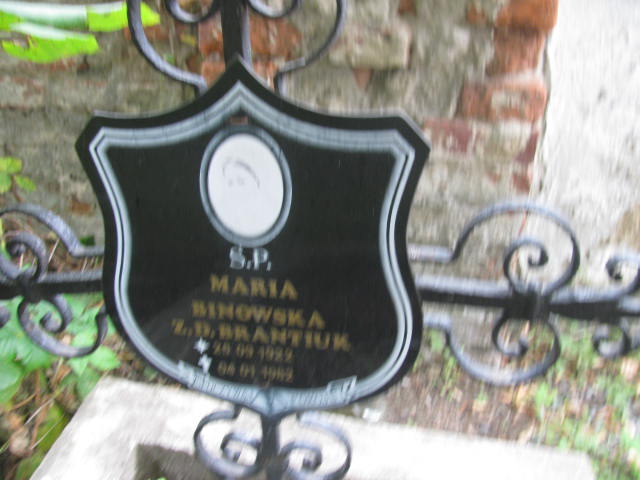 Maria Binowska 1922 Pieszyce - Grobonet - Wyszukiwarka osób pochowanych