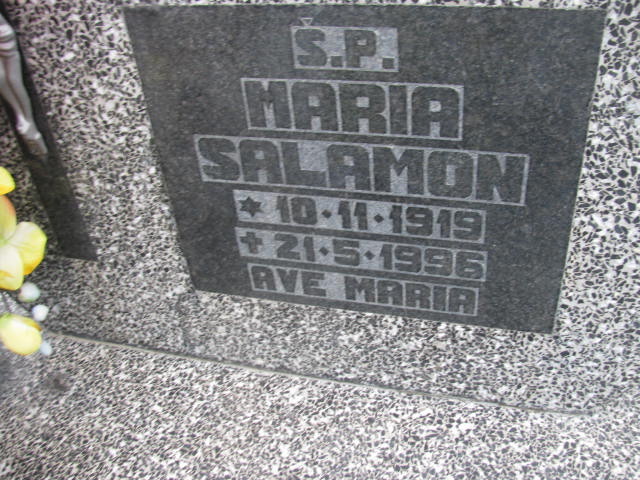 Maria Salamon 1919 Pieszyce - Grobonet - Wyszukiwarka osób pochowanych