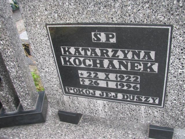 Katarzyna Kochanek 1922 Pieszyce - Grobonet - Wyszukiwarka osób pochowanych