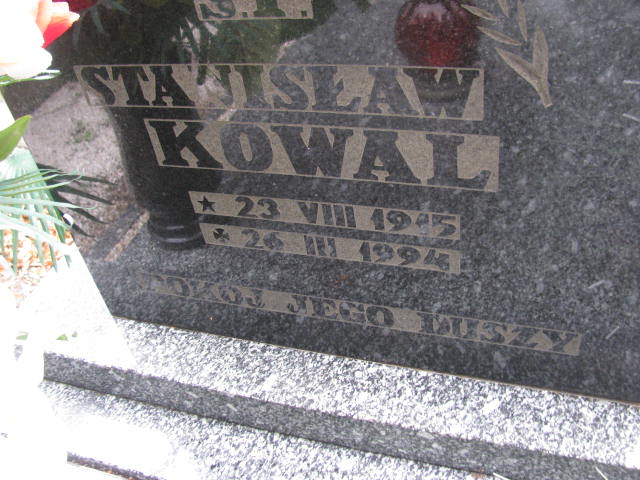 Julian Kowal 1943 Pieszyce - Grobonet - Wyszukiwarka osób pochowanych