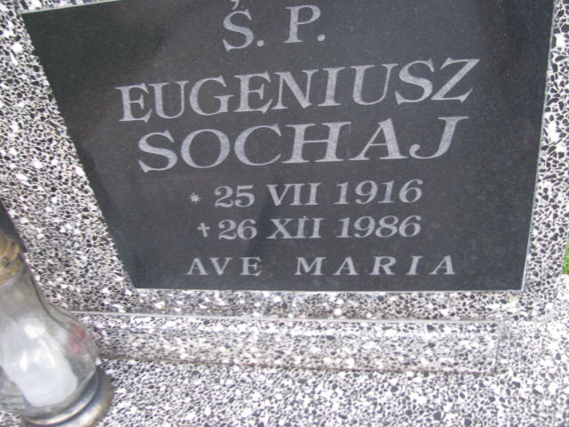 Eugeniusz Sochaj 1916 Pieszyce - Grobonet - Wyszukiwarka osób pochowanych